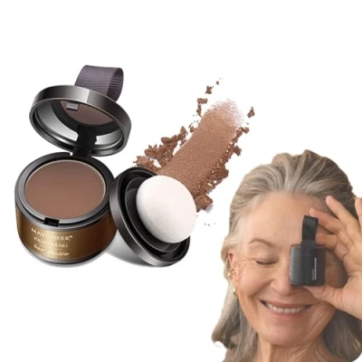 Image of Waverlo Magic Root Cover Up, Hairline Shadow Powder Waverly Blonde, Instant Hair Shading Powder, Touch up Toppers (Light Brown)