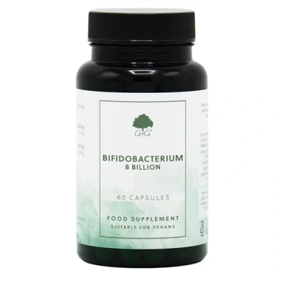Image of Bifidobacterium Capsule Supplement 8 Billion Viable Organisms at Manufacture Per 2 Dose 60 Vegan Capsules G&amp;G Vitamins