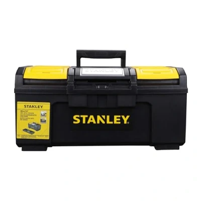 Image of STANLEY DIY Toolbox, 1 Touch Latch, 2 Lid Organisers for Small Parts, 19 Inch, 79 217