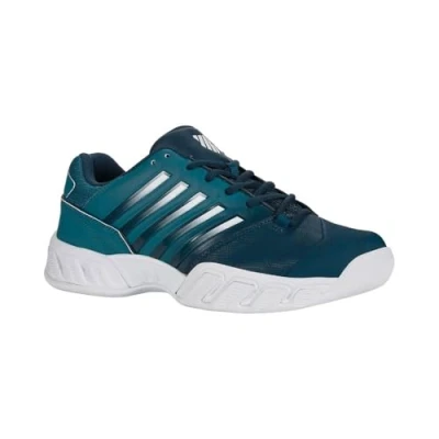 Image of K SWISS Tennis Men&#039;s Bigshot Light 4 Shoe, Reflecting Pond/Colonial Blue, 8.5 UK