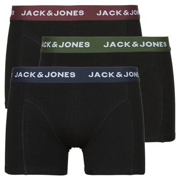 Image of Jack &amp; Jones JACARON X3 men&#039;s Boxer shorts in Black