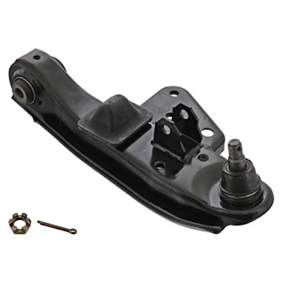 Image of 545104B000, 545404B000, 545404B001, 545404F000 Suspension Arm FEBI BILSTEIN 41794 with crown nut Front Axle Right, Lower Control Sheet Steel