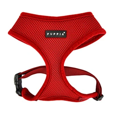 Image of Puppia pdcf ac30 wn Dog Soft Harness, M, Wine Red