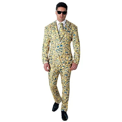 Image of Rubie&#039;s Official Men&#039;s Minion Icon Suit Crazy Costume Standard Size