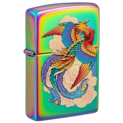 Image of Zippo Phoenix Design Mulit Color Pocket Lighter