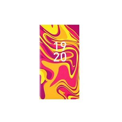 Image of Collins Liquid Movement Slimchart Week to View 2019 2020 Diary Pink