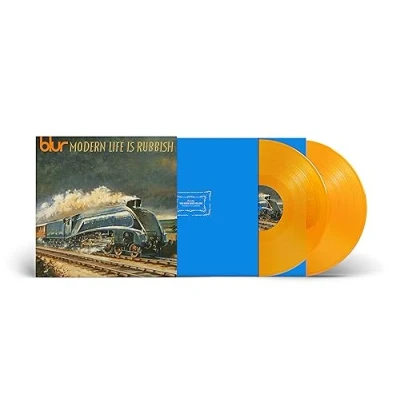 Image of Blur Modern Life Is Rubbish Orange vinyl Sealed 2023 UK 2 LP set 5054197543296