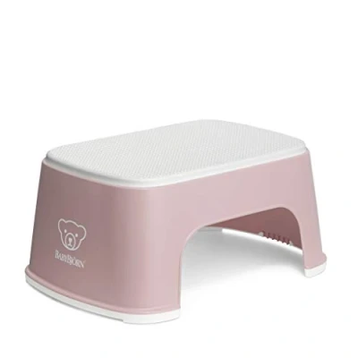 Image of BabyBjörn Step Stool, Powder pink/White