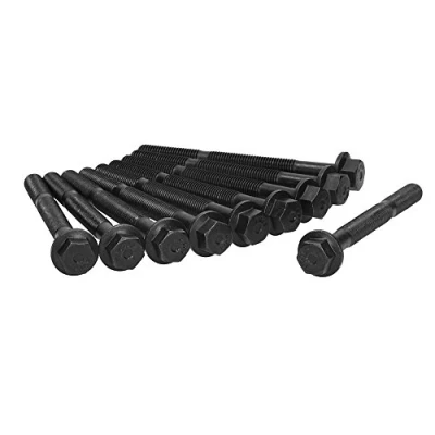 Image of 7696197x10 Cylinder Head Bolt Kit AJUSA 81007600 Male Hex 10 FIAT: Panda III Hatchback, 500 II FORD: KA Hatchback