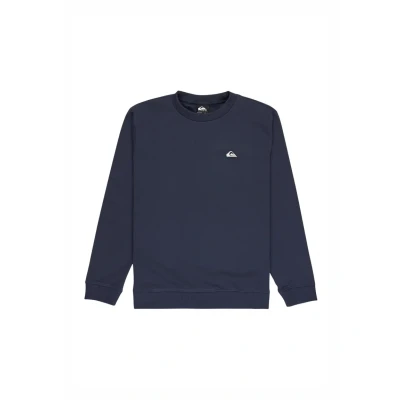 Image of Quiksilver Long Sleeve Sweatshirt BASIC CREW Youth Blue 8