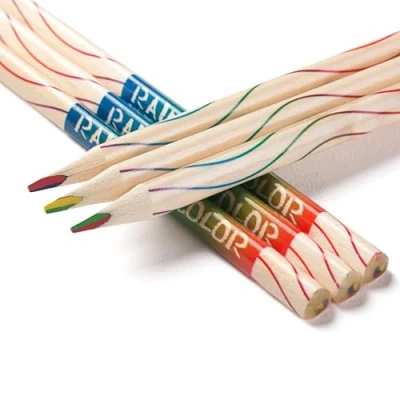 Image of ThEast 10 Piece Rainbow Coloured Pencils, 4 in 1 Colouring Pencils for Kids, Multi Adults Colouring, Drawing, Pre sharpened, Party Bags