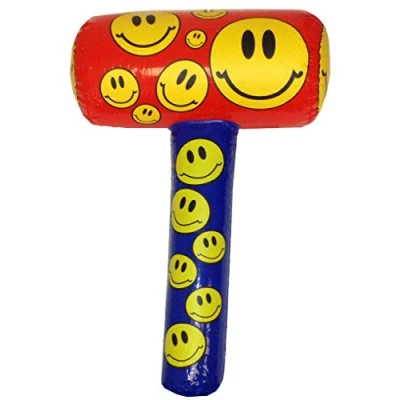 Image of Henbrandt Party time Inflatable Smiley Mallet 48cm