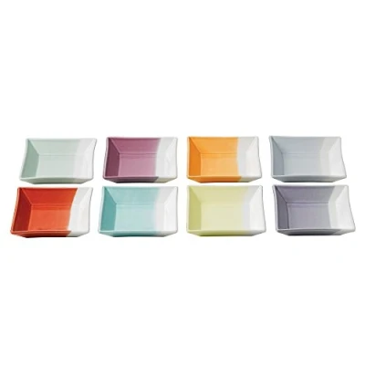 Image of Royal Doulton Dip Dishes 1815 Bright Colours 12 x cm 8 Pieces