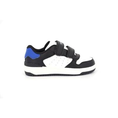 Image of Geox J WASHIBA BOY A Sneaker, Black/White, 10 UK Child