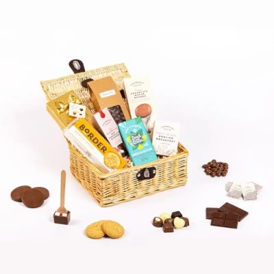 Image of Afternoon Tea Hamper Gift Chocolate, Luxury Biscuit &amp; Food for Xmas, Birthdays or a Thank You The Co.