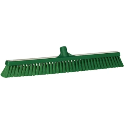 Image of Vikan, Green Broom,Push,Soft,24&quot;,PP/PBT, 3199