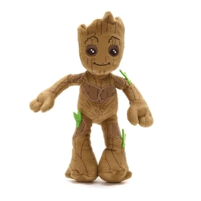 Image of Disney Store Official Groot Mini Bean Bag, Guardians of the Galaxy, 23cm/9, Kids Cuddly Toy Plush Character Figure, Suitable for Ages 0+