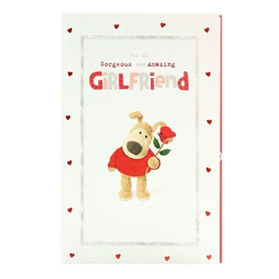 Image of Boofle Amazing Girlfriend Valentine&#039;s Day Greeting Card Cute Valentines Cards