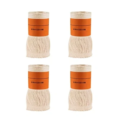 Image of Kerosene Heaters Spare Wick,Kerosene Heater Wick, Flammable Cotton core, Stove Replacement Wicks Emergency Wick Fuel efficient and Smoke Free （95x t2.5x180 mm） ( Size : 4pcs )