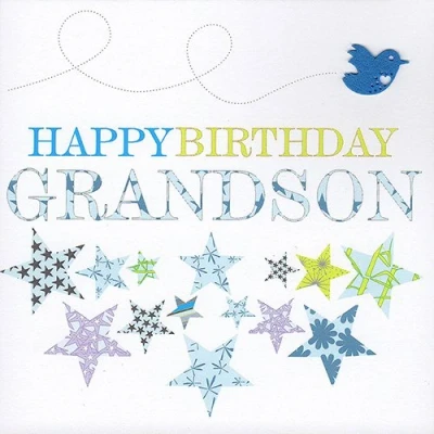 Image of Claire Giles Sherbet Sundaes Happy Birthday Grandson Card