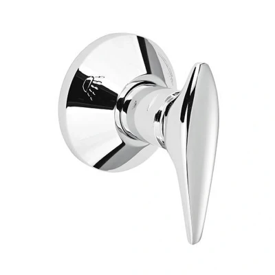 Image of Grohe lever with shield and sliding flange chrome (45064000)