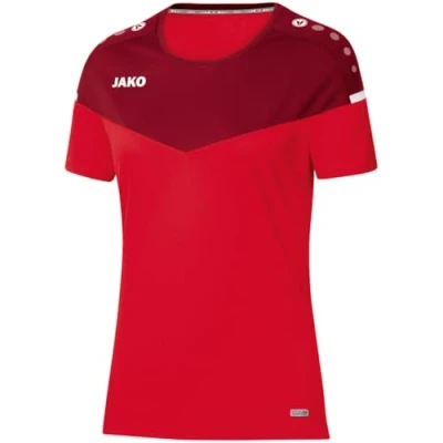 Image of JAKO Champ 2.0 T Shirt Women&#039;s Red/Wine Red, 34