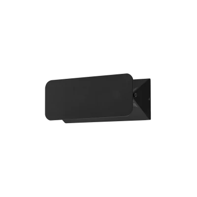 Image of Shape LED Outdoor Up Down Wall Lamp Black, Warm White 3000K, IP44