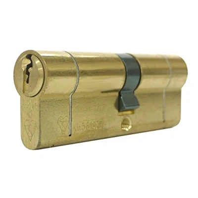Image of 45/55 British Standard Euro Cylinder Door Lock Anti Snap/Pick/Bump/Drill Brass