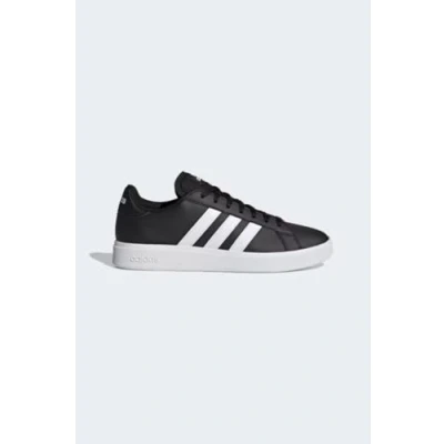 Image of adidas Men&#039;s Grand Court Base 2.0 Shoes, Core Black/Cloud White/Core Black, 10.5 UK