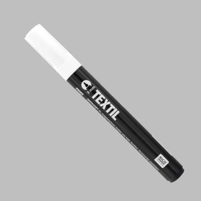 Image of Textile marker, fabric colouring pens, choice of colours for dark fabrics, perfect shirts, shoes, bags, jute and other types White
