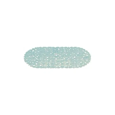 Image of MSV &quot;Pebbles Bathtub Mat, Light Blue, 68 x 35 cm