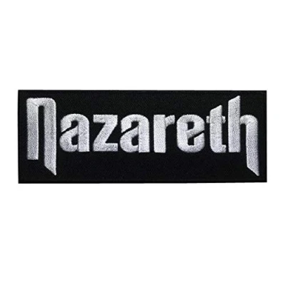 Image of Nazareth Patch Iron on T Shirt Embroidered Jacket Denim Jean Decorate Custom Handmade Gift Craft Enjoy, Hard Rock