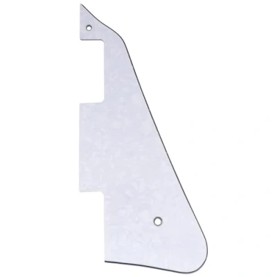 Image of Musiclily LP Guitar Pickguard Scratch Plate for USA Les Paul Modern Style Electric Guitar,4Ply White Pearl