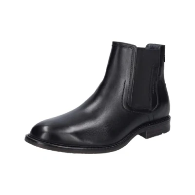 Image of Josef Seibel Men Chelsea Boots Earl 08, Men&#039;s Ankle Boots,Width G (Regular),Removable Insole,Low Boots,Half Boots,Flat,Black (Schwarz),45 EU / 10 UK