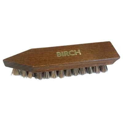 Image of Birch Stiff Bristle Cleaning Brush Shoe Boot Mud Remover Coco Bristles for Dirt and off Outdoor Footwear