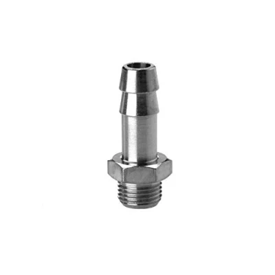 Image of Camozzi 2601 9 1/4 BSP Adaptor, Hose Tail, mm, 1&quot;/4&quot; Thread (Pack of 10)