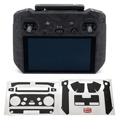 Image of WRAPGRADE Skin Stickers for DJI RC PRO (BLACK BUMPY CAMO)