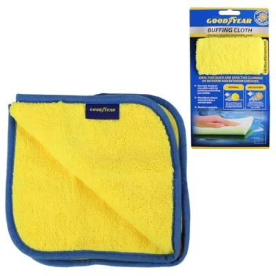 Image of Goodyear Buffing Cloth Microfibre Cleaning Detailing Towel 40 x 40cm, GY904006