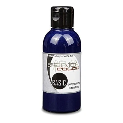 Image of Senjo Color BASIC liquid Body Paint 75ml Turquoise For Brush and Airbrush Made in Germany