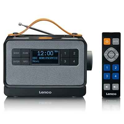Image of Lenco PDR 065 Black Radios, MP3 and CD Players, Multicolor (702410)