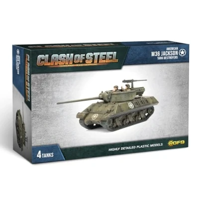 Image of Gale Force Nine Clash of Steel American M36 Jackson Tank Destroyers