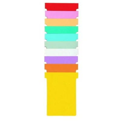 Image of Nobo A50 Size 2 T Cards Yellow (Pack of 100)