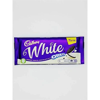 Image of Cadbury White Chocolate with Oreo 120g Pack of 17 This is The A New Delicious
