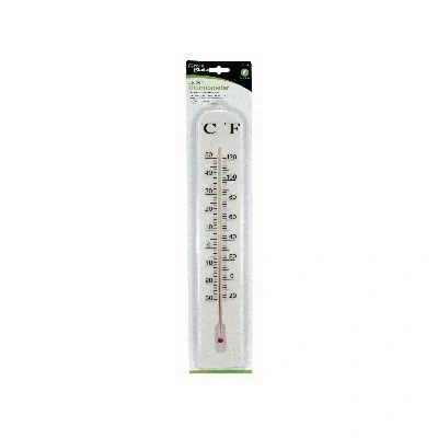 Image of White Plastic Garden Thermometer By Green Blade