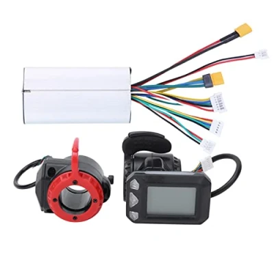 Image of Alomejor E bike Motor Controller 24V 250W Electric Bicycle Scoooter Display Kit with LCD Panel (Controller + Throttle Brake)