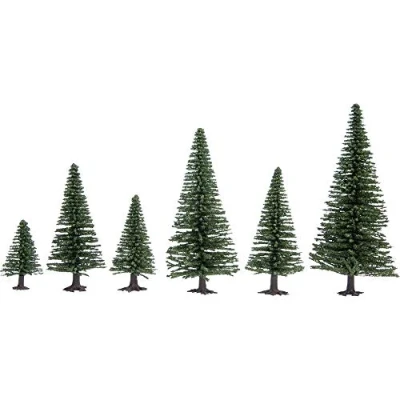 Image of Noch 26820 Model Fir Trees, Pack of 25, 5 14 cm High
