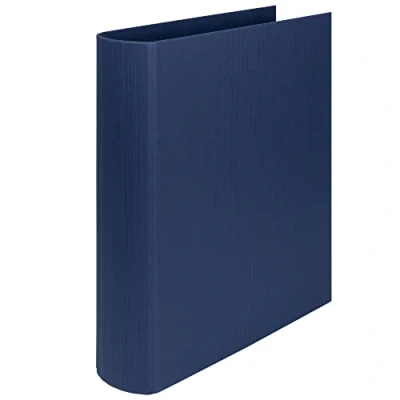 Image of Rössler Soho A4 50mm 4 Ring File Spine Navy Blue