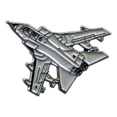 Image of Tornado Aeroplane Aircraft Metal Enamelled Pin Badge Lapel XJKB13 13