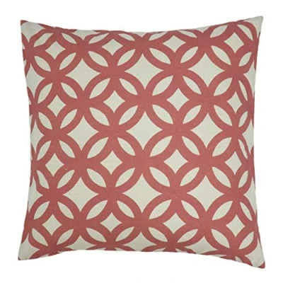 Image of furn. Nomi Geometric Monoprint Feather Filled Cushion Purple One Size
