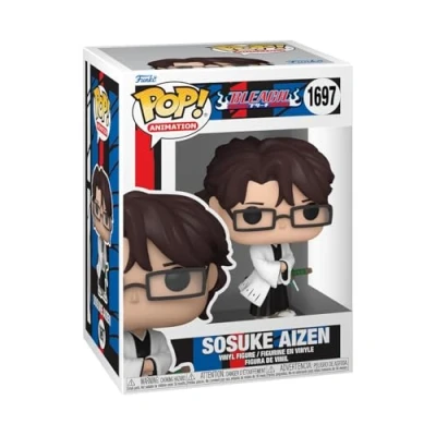 Image of Funko POP! Animation: Bleach Aizen Sousuke Collectable Vinyl Figure Gift Idea Official Merchandise Toys for Kids &amp; Adults Anime Fans Model Collectors and Display